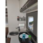 Porte rouleau avec panier