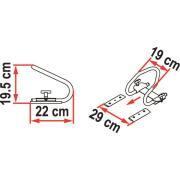 Moto Wheel chock : Roue arrière (Rear)