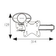 Support mural articulé