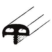 Bande de chant absorbante antichoc