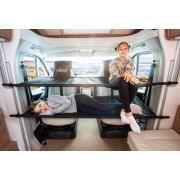 Lit de cabine : Double. Pour Ducato, Boxer, Jumper, Sprinter, Crafter et Master avec sièges pivotants.