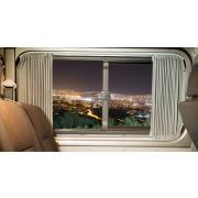 Rideaux d'occultation opaques - cellule 5 pièces