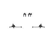kit d'extension 3ᵉ ou 4ᵉ vélo pour porte-vélos : 4 vélos Wanderway gris alu