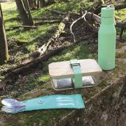 Bouteille isotherme Animaux : Verte