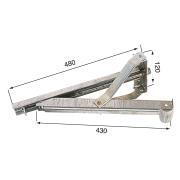 Vérin de stabilisation pour caravane et camping-car : inversé