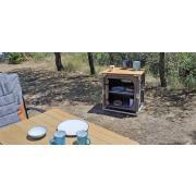 Meuble de rangement 2 étagères EasyQuick Jaipur