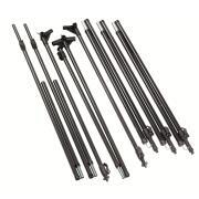 Supplément arm. fibre de verre diam. 30 mm pour auvent Ibiza, Garda et Bergamo prof. 240 à 300 cm.