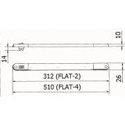 Réglette à Leds Flat