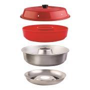 Moule en silicone pour four : A l'unité. Rouge