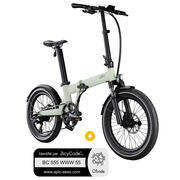 Vélo à assistance électrique pliant 20'' Afternoon 2022 : Pack Vélo à assistance électrique pliant 20'' Afternoon 2022 vert + Marquage BicyCode