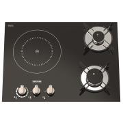Plaque de cuisson 2 feux gaz + 1 induction Top Line 981 : Version Gauche
