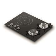 Plaque de cuisson 2 feux gaz + 1 induction Top Line 981 : Version Gauche