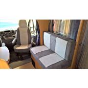 Housses sur-mesure camping-car : Prestige 4 banquettes