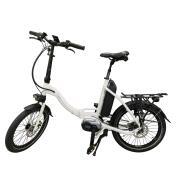 Vélo à assistance électrique pliant Juny : Blanc 17Ah