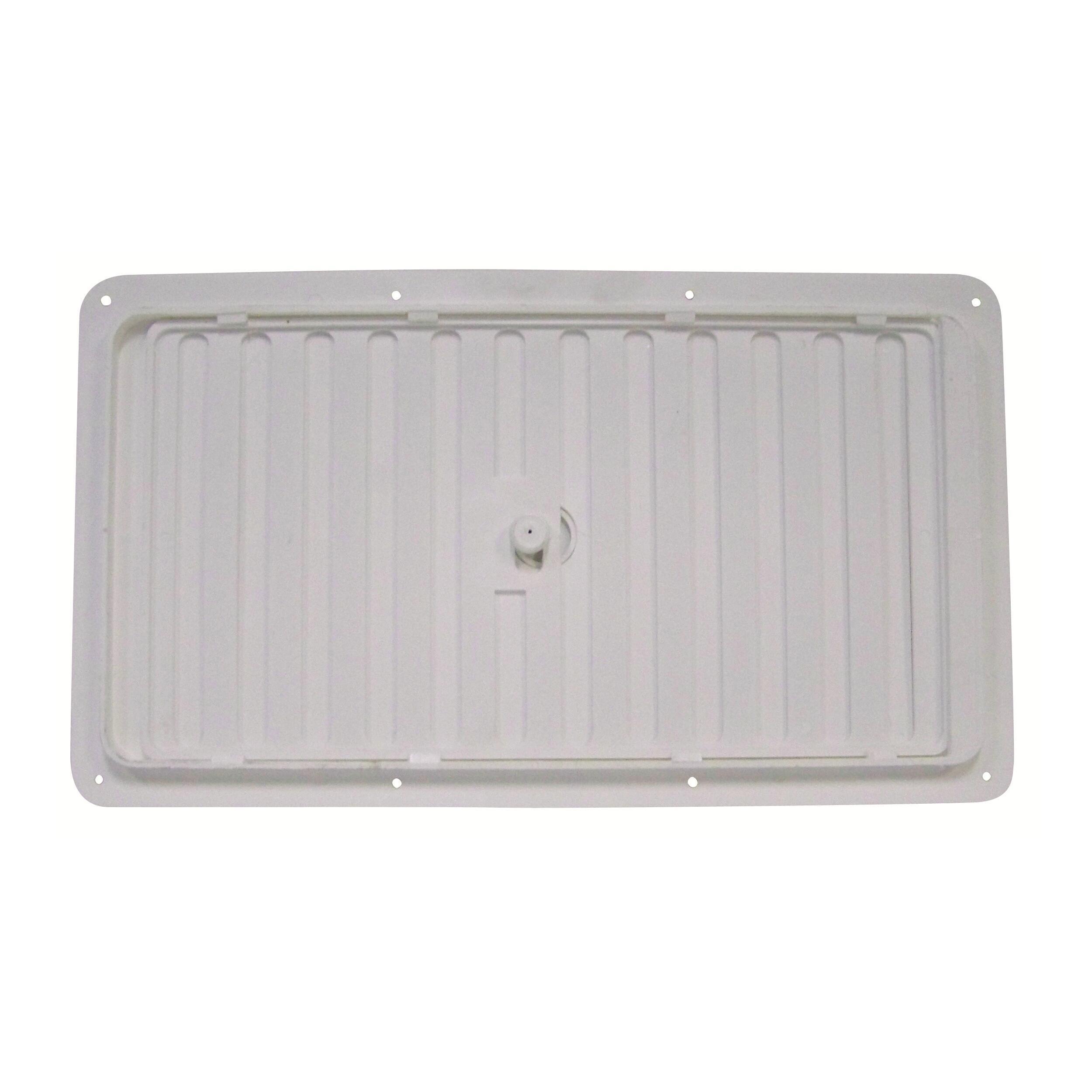 Grilles en saillie plastique : intérieure 380 x 220 mm