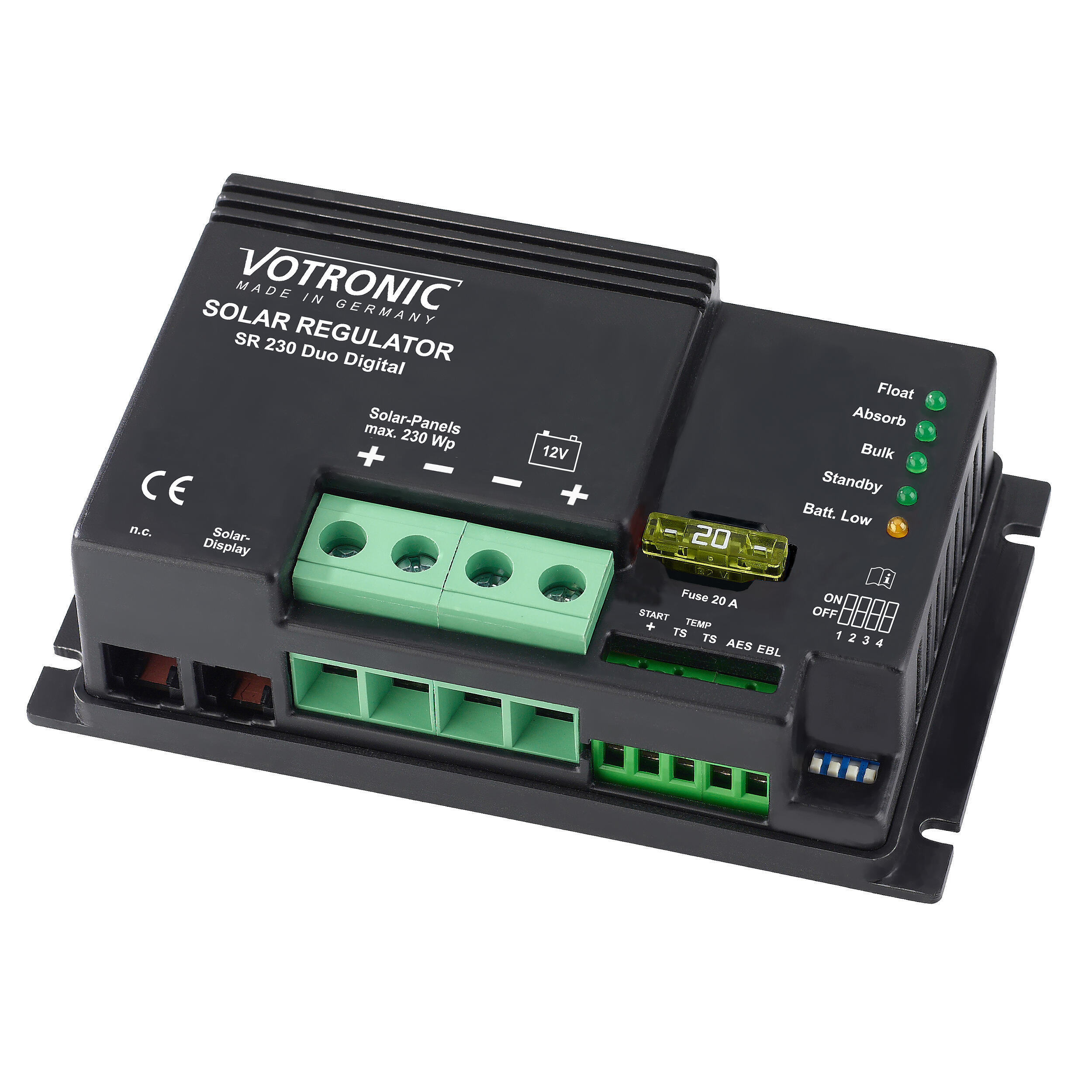 Régulateur de charge PWM : Régulateur de charge PWM SR230