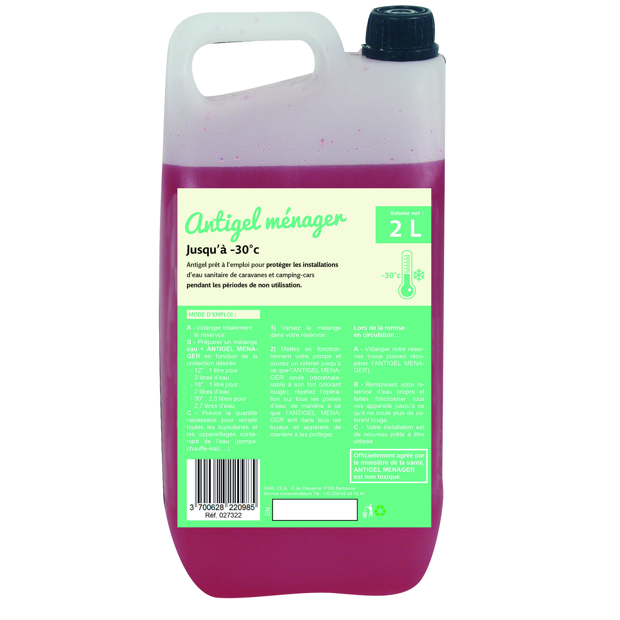 Antigel ménager