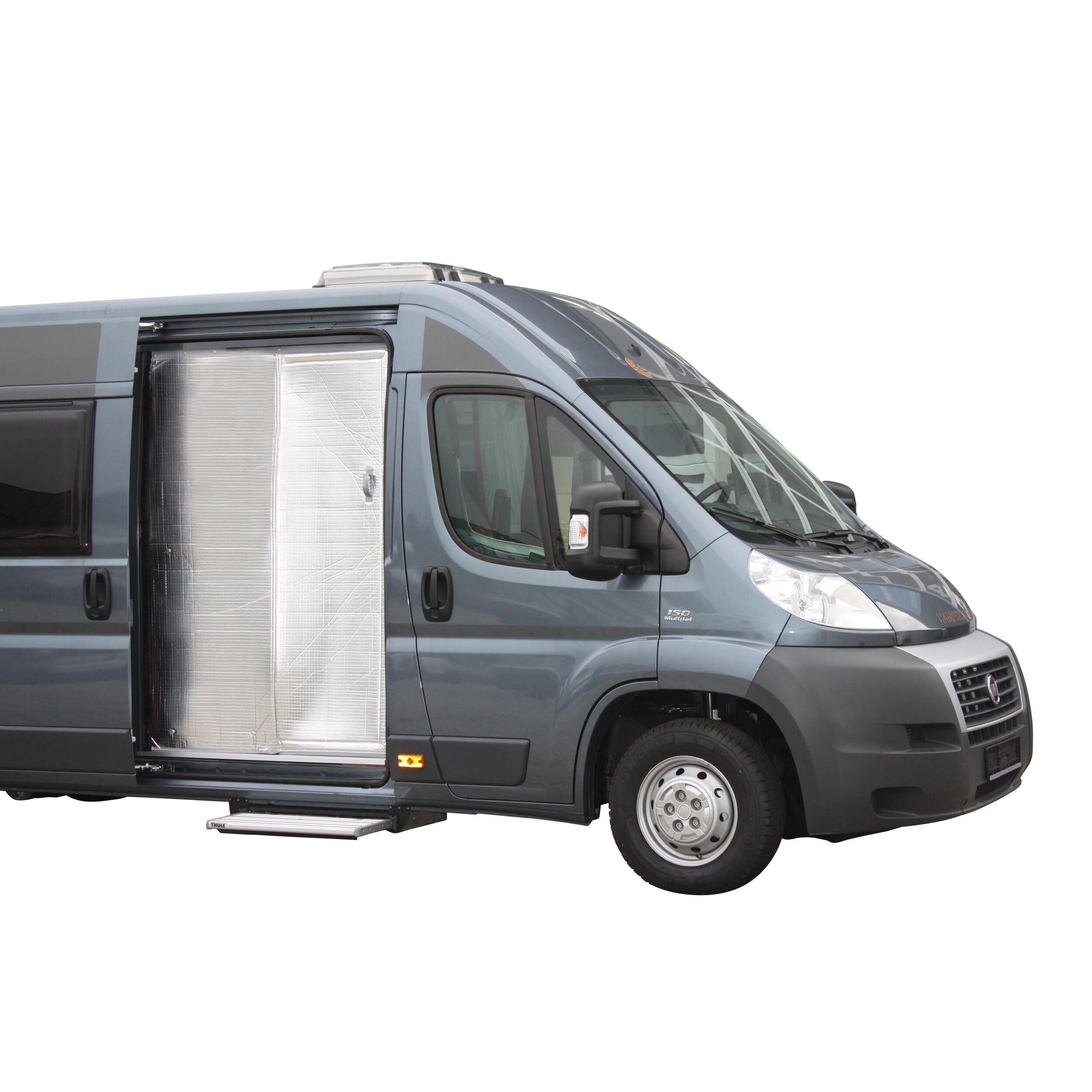 Rideau thermique pour porte coulissante