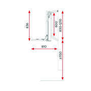 Porte-vélos électrique Bike Lift BR-System : Short Rail