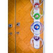 Barre métallique blanche 50 cm