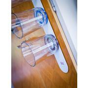 Barre métallique blanche 50 cm