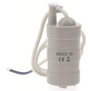 Pompe immergée : 15 litres / minute