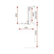 Porte-vélos Bike Lift BR-System : Modèle Short
