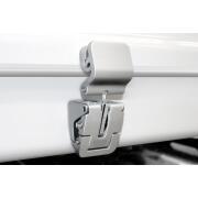 Tente de toit Maggiolina Grand Tour : Medium coloris gris clair coque blanche