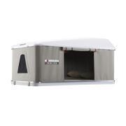 Tente de toit Maggiolina Grand Tour : Medium coloris gris clair coque blanche