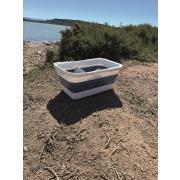 Bassine rétractable avec anses