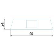 Spot en saillie orientable à Leds gris mat
