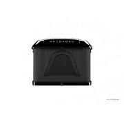 Tente de toit Maggiolina Airlander Plus : Small X-Long coloris carbone coque Blackstorm