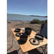 Popote en aluminium 8 pièces