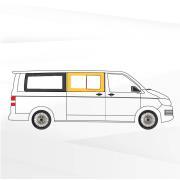 Baie Sunvan Volkswagen T5/T6 : Coulissante avant droit (L1/L2)