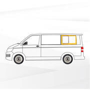 Baie Sunvan Volkswagen T5/T6 : Coulissante arrière gauche (L1)
