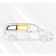 Baie Sunvan Mercedes Vito à partir de 2014 : Coulissante avant droit (L2/L3)