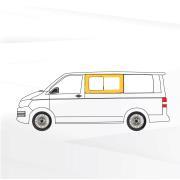 Baie Sunvan Volkswagen T5/T6 : Coulissante avant gauche (L1/L2)
