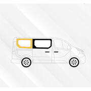 Baie Sunvan Renault Trafic 3 : Fixe arrière droit (L1)