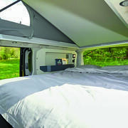 Toit relevable pour véhicule Renault Trafic 3 X82 : sca 188 de dimension L2 H1 avec ouverture Avant