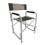 Fauteuil directeur Havana : Coloris Beige / Gris