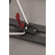 Table rectangulaire grise : AL-246 en aluminium 101 x 65 cm