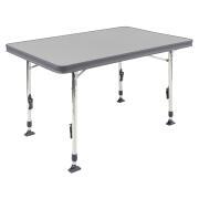 Table rectangulaire grise : AL-246 en aluminium 101 x 65 cm