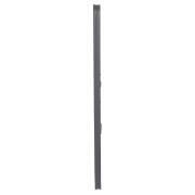 Table rectangulaire grise : AL-247 en aluminium 110 x 70 cm