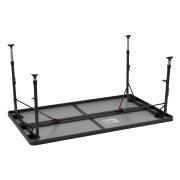 Table rectangulaire grise : 150 x 90 cm