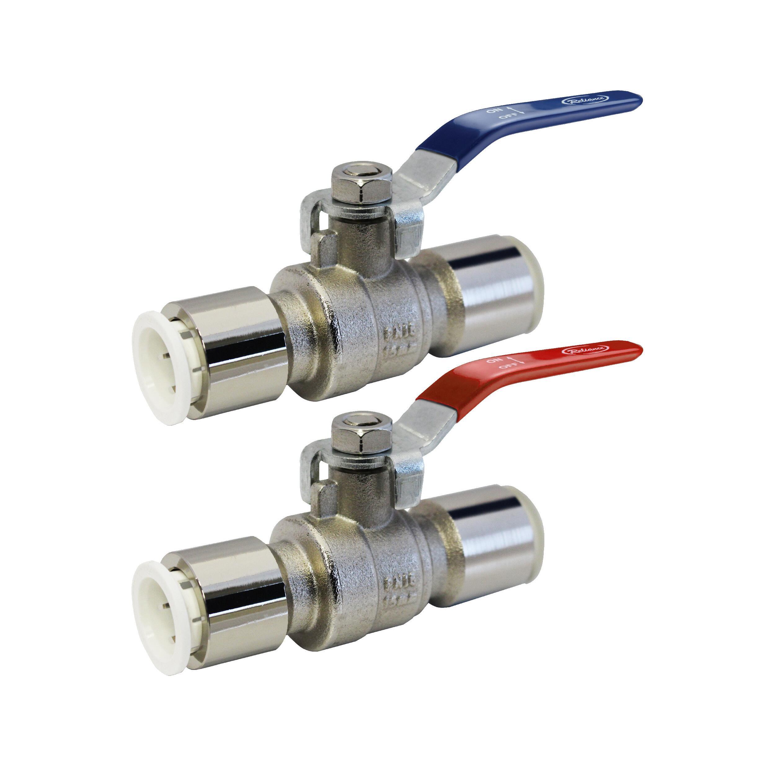 Vanne d'arrêt à bille push-fit 15 mm