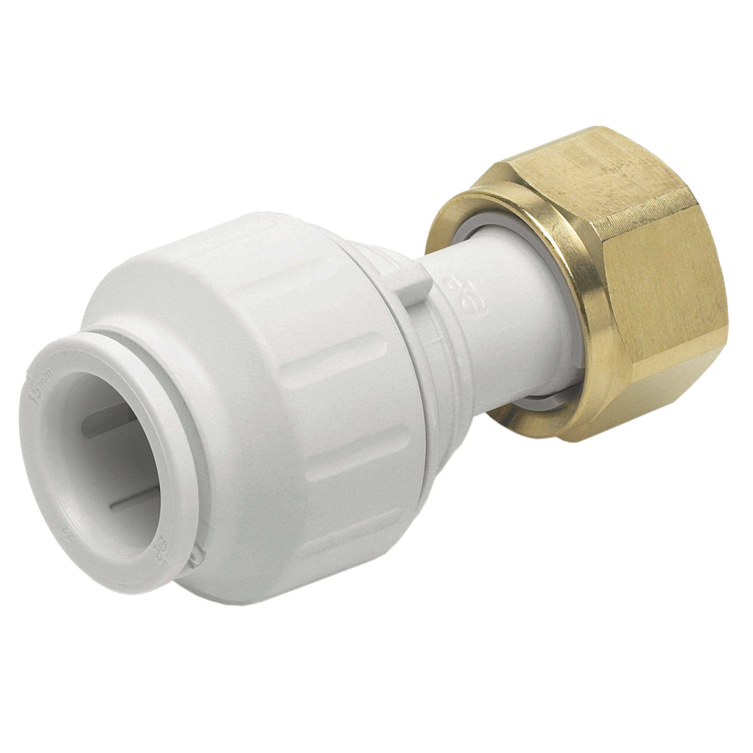 Union femelle ecrou laiton : 1/2 BSP CYL. X 12 mm