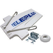 Antenne TV Directionnelle TELEPLUS 3G avec amplificateur AT412 5G et fixation Zamak, câble coaxial 5m