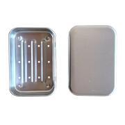 Boite de transport en alu avec égouttoir amovible