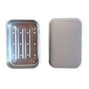 Boite de transport en alu avec égouttoir amovible