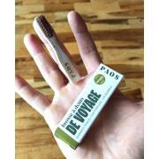 Brosse à dents de voyage en bambou